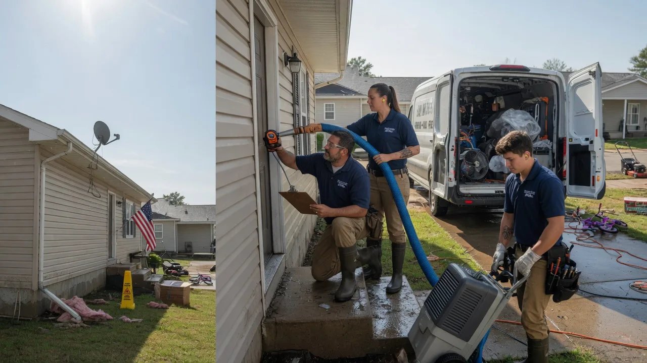 Ceiling Water Damage Restoration in Cartwright, OK near me